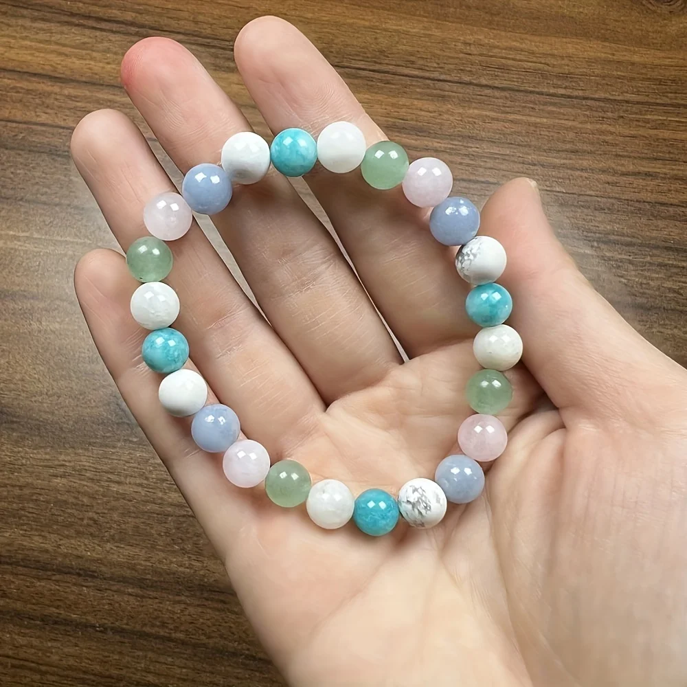 Hot Sell Natural Stone Moonstone Peace Calming Bracelet 8mm