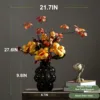 27.6inch/70cm Golden Orchid Red Twig
