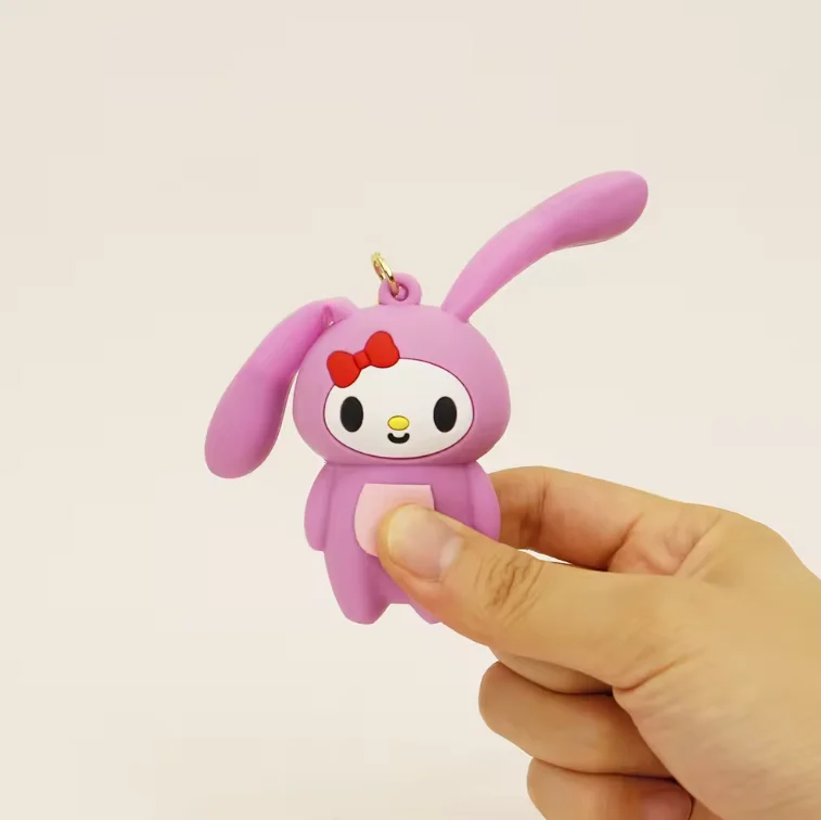 silicone squeezing toys 3d squishy rabbit models soft