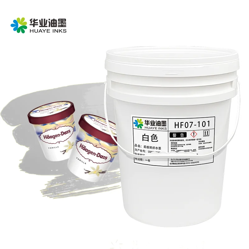 Water-based Ink para sa Flexo ink graphic Printing na may Mababang Amoy at Laganap na Ginagamit para sa Pag-print sa mga Tasa ng Papel