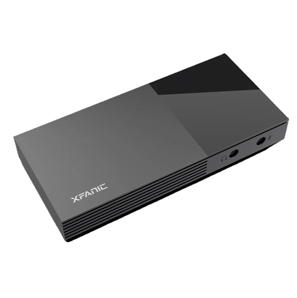 Portable Video Capture HDMI Box Loop Out 4K HDMI Capture Card USB for Live Streaming Support Window Android MacOS