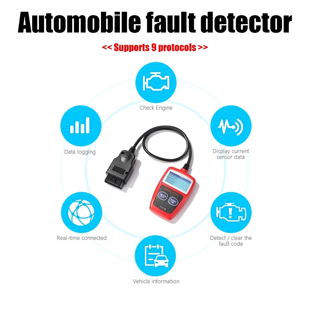 MS309 OBD2 Scanner - Multi-Language Diagnostic Tool