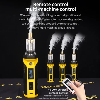NiceFoto Fog 101 Portable Wireless Handheld Mini Mist Fog Maker Smoke Machine With Remote for Film Photography detail image