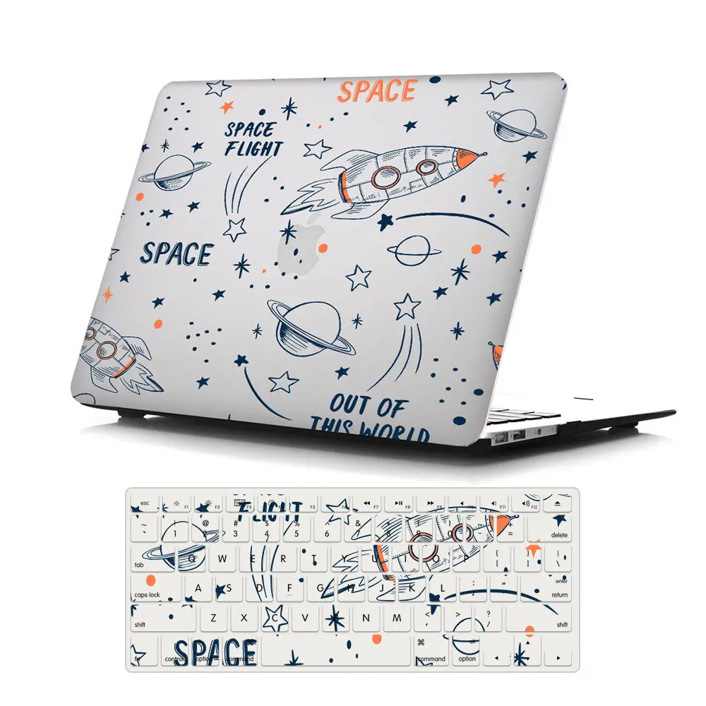 Colorful Painting Computer Cases For Macbook Air 13.3 with Touch Bar Hard Laptop Covers For Macbook 13.3 Pro 2020 Retina