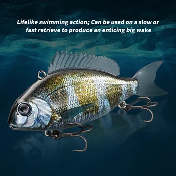 Cheery 65mm 24g Plastic Hard VIB Charikom 3D Printing Seabass Vibe Lure Saltwater Vibrating Sinking ABS Artificial Bait Pesca – Hard Lure – view 5