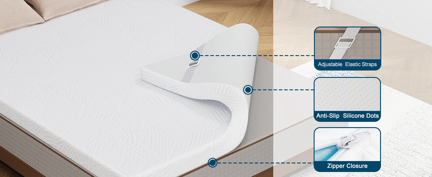 oeko tex certified memory foam twin mattress cover for mattress-5