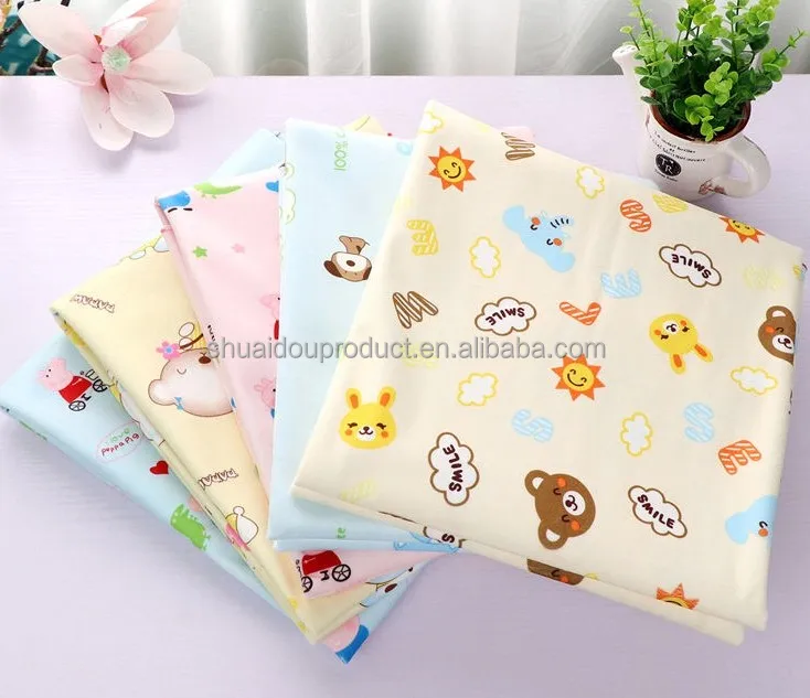 Double Faced Crystal Velvet Baby Urine Pads Washable And Breathable