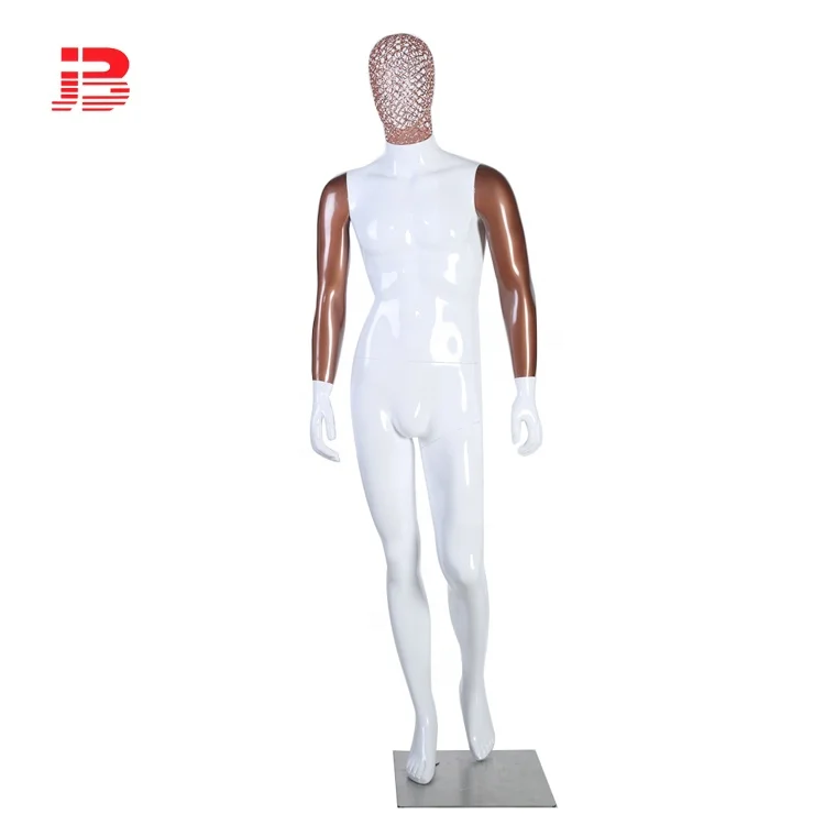 Fashion male mannequin with iron wire head