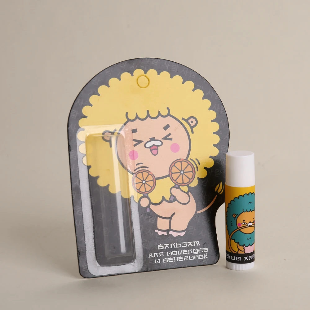 Jinayon Custom Lipstick Blister Packaging Art Paper and Transparent Plastic Blister Sealed Packaging