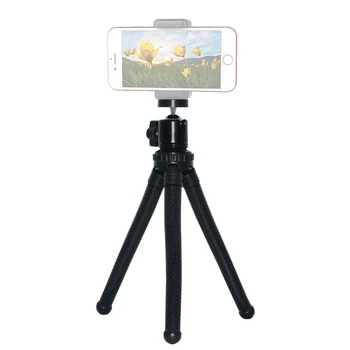Kaliou Octopus Tripod With Ball Head Flexible Ring Light Tripod for Smart Phone Camera DSLR Projector Ring Light Stand detail image