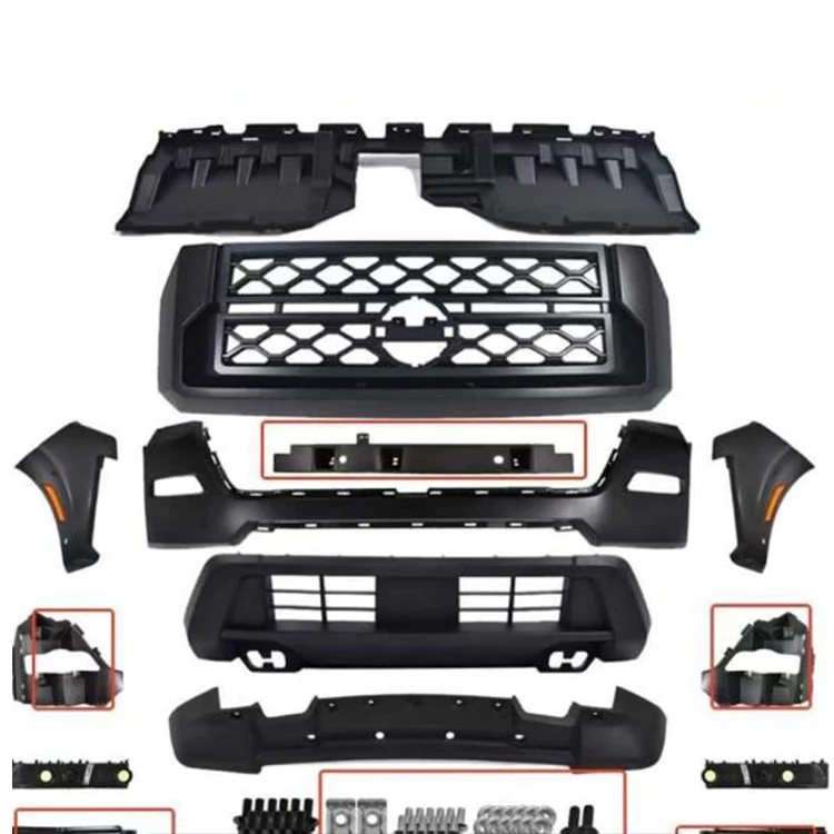 Factory Supply Aftermarket Front Bumper Body Kit D41 Next Gen Pickup Parts for Nissan Frontier 2022-2024