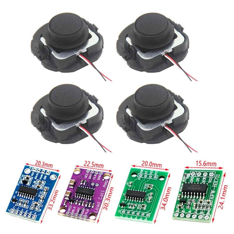 50kg Load Cell Bracket Weight Pressure Sensor Half Bridge Strain Gauge Body Electronic Scale AD HX711 Module For Arduino DIY