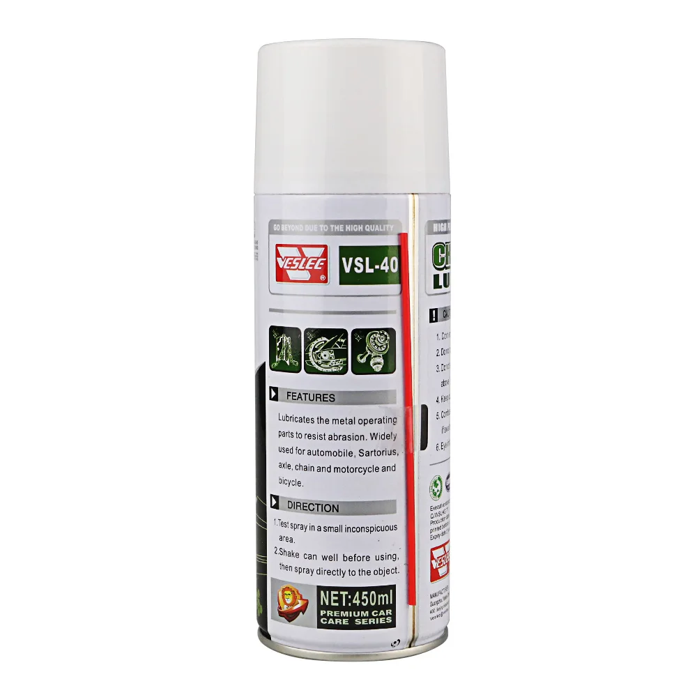 VESLEE Sample Available Lubricant Motorcycle and Car Chain Lube Spray