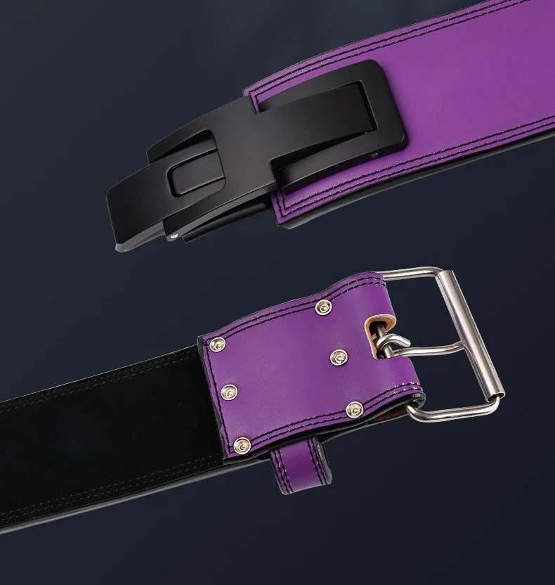 Heavy Duty Workout Power Weight Lifting Gym Belt Leather Weight Lifting