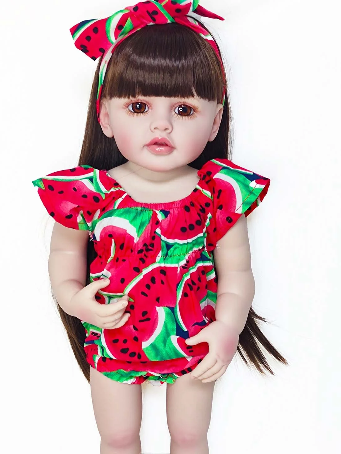 Full Body Vinyl Toy Kit Bebe Toddler Baby Girl Realistic Paint Bebe