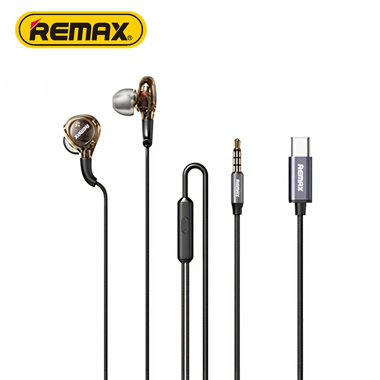 Remax Braided Wire Earphones Remax Transparent Shell TPE Braided