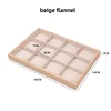 12 grid plate/beige flannel