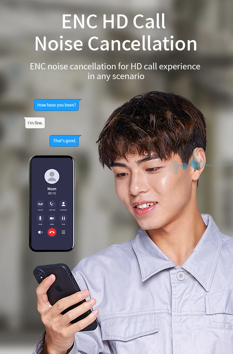 Welcome OEM Order, Factory Whole Selling 2024 Tws Earphones J13 Open Ear Earbuds Touch Control Noise Cancellation Waterproof Sport Headset Wireless Headphones - Buy J13 Wireless Earphones wireless Headphones sport Headset