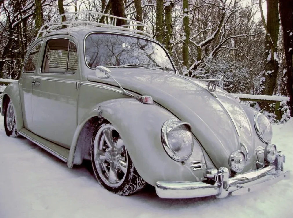 VWタイプ1 ビートル用 デラックスフェンダーミラー 1946-1967年式対応