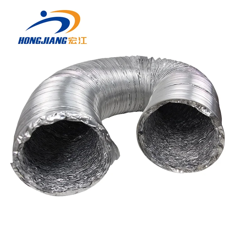 Tubo Flessibile In Alluminio Per Ventilazione – 4 M X 120 Mm, Resistente Al Calore Per Asciugatrici, Cappe E HVAC