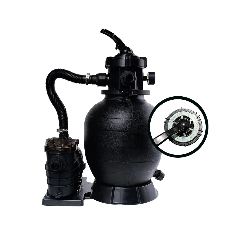 Pump Head with Filter Water Proof Sand Pool Filter for Above Ground Pool