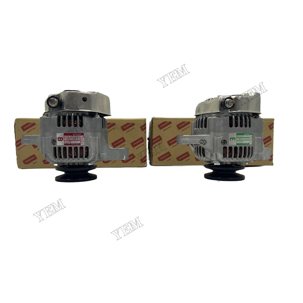 Excavator Accessories L90 L100 4TNV88C 3TNV80F 3TN66 Alternator for Yanmar Genuine Parts