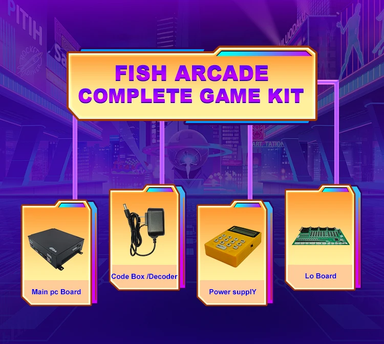 Wholesale 6/8/10 Players Igs Arcade Vide Fish Table 26 In 1 Fish Games