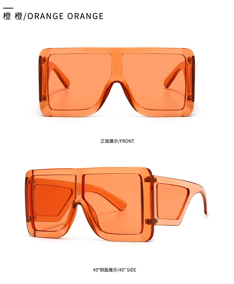 sunglasses square frame ladies trendy oversized sunglasses 2021 women