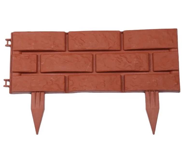 Outdoor Interlocking Easily Assemble Grass Edging Plastic Brick Effect