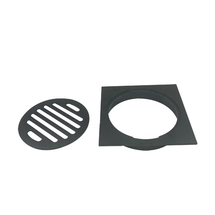 Guida 761009 110*110mm Bathroom Shower Waste Drain Smart Brass Black