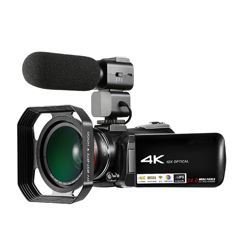 10X Optical Zoom Digital Video Camera Full Hd 1080P