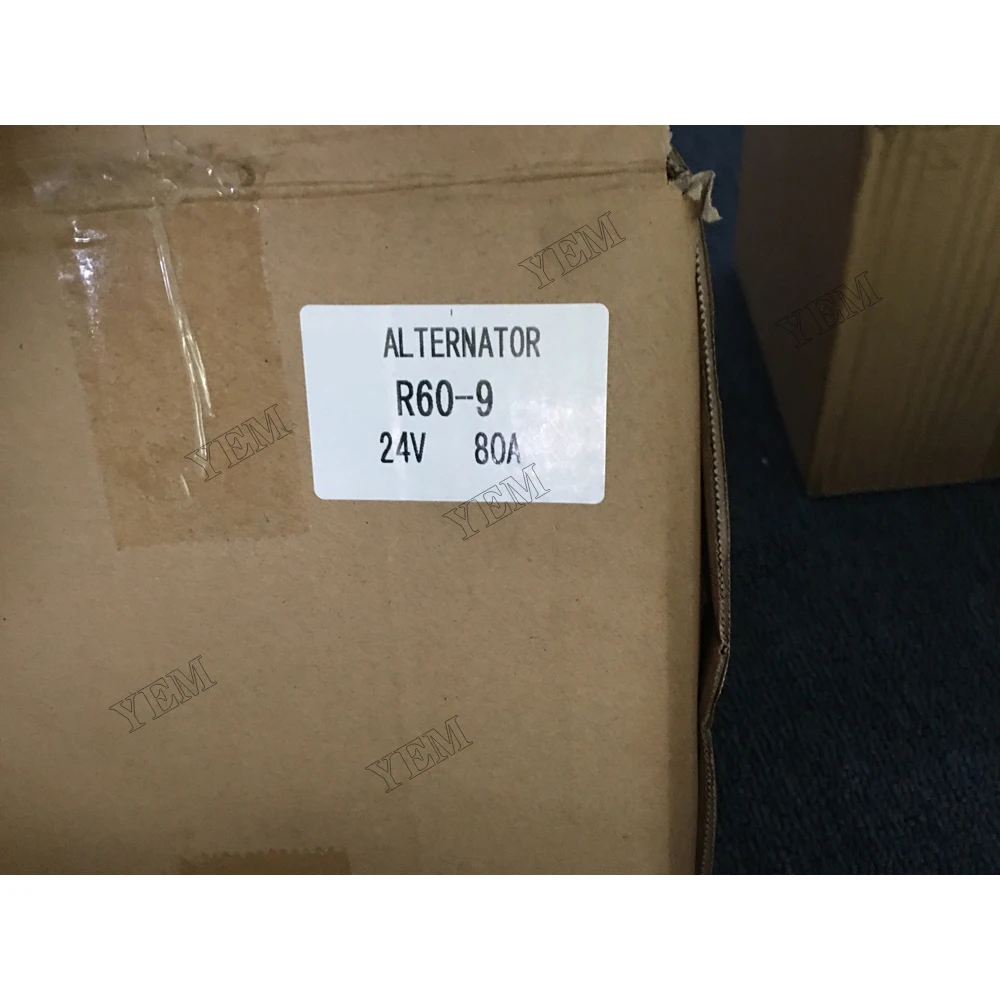 Alternator for Yanmar R60-9 Engine Rebuild Kit 6