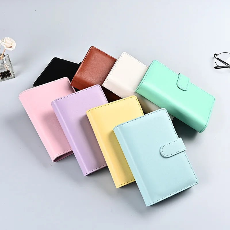 PU Leather Notebook A6 Ring Binder Budget Planner Organizer Cover