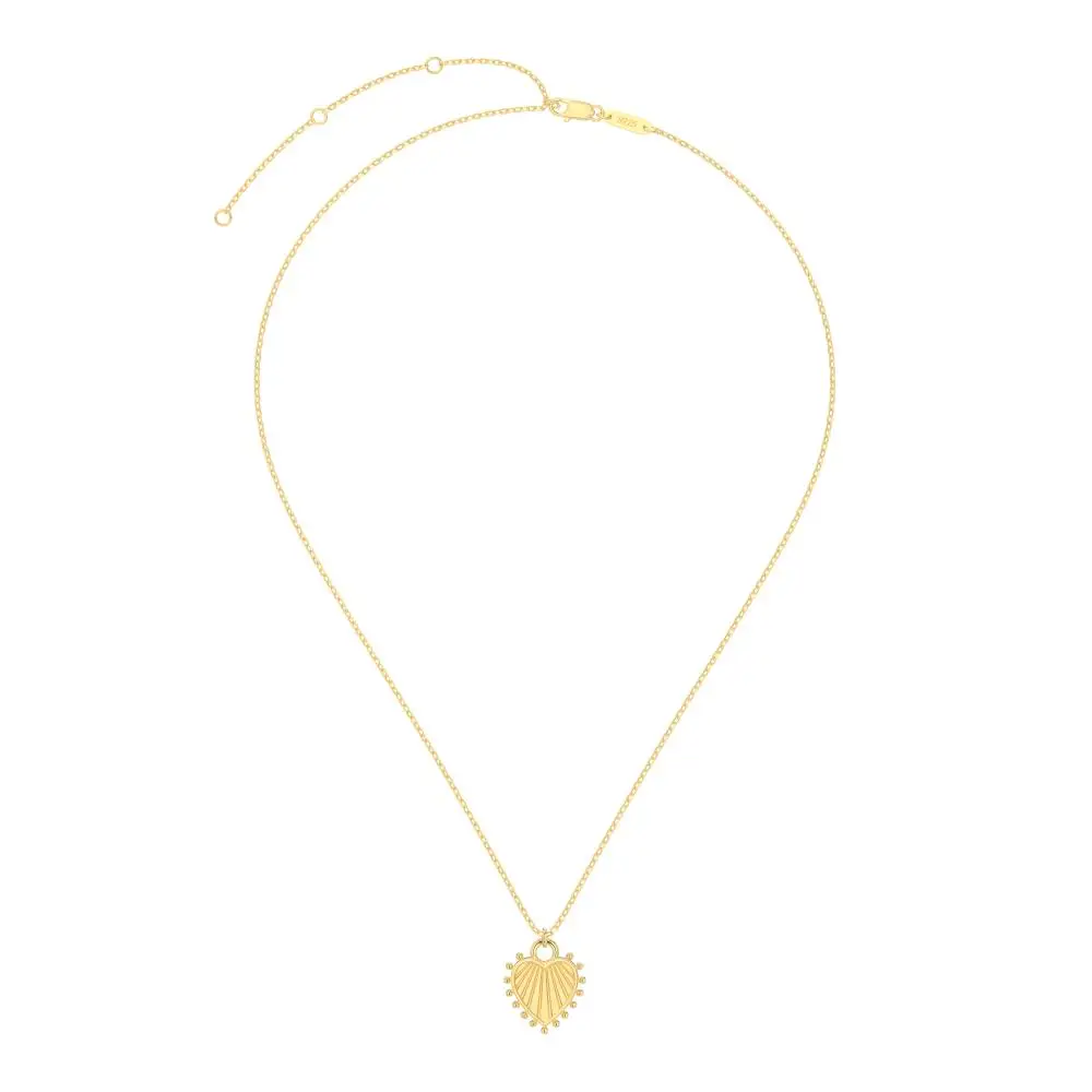 KAKODIY Pure 925 Sterling Silver Fine Jewelry for Women Heart Shape Pendant Necklace detail 1