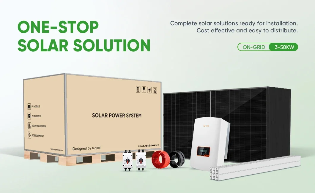 Complete Set Solar Energy System 5kw House Hybrid Solar System 10kw ...