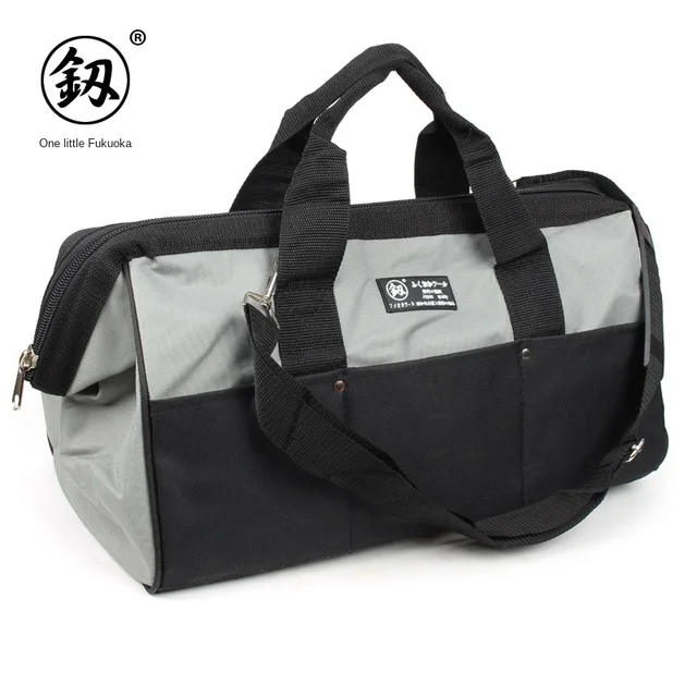 Japan Fukuoka Small Electricians Hardware Tool Kit Multi-Functional Canvas Thickened Handbag Waterproof Wear-Resistant Shoulder