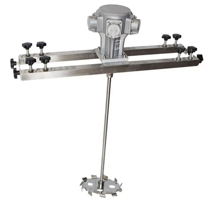 TEBAK Industrial H50 Pneumatic Agitator - High-Efficiency High-Speed Stainless Steel Mixer for Coatings Ink Paint Liquid Mixing
