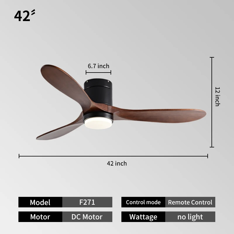 product wholesale 52 inch 3cct ceiling fans with lights quiet high cfm remote control fan light dc reversible 3 abs blades reversible-5