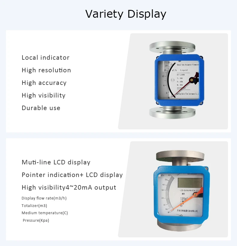 O2 Rotameter Nitrogen Oxygen Rotameter Variable Area Flow Meter Metal Tube Rotameter ...
