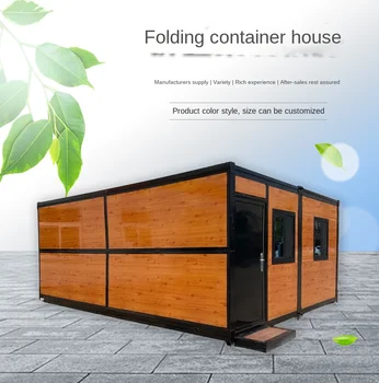 20ft Breathable Expandable Steel Container Made From Sandwich Panel Material for Apartment Villa or Office Use