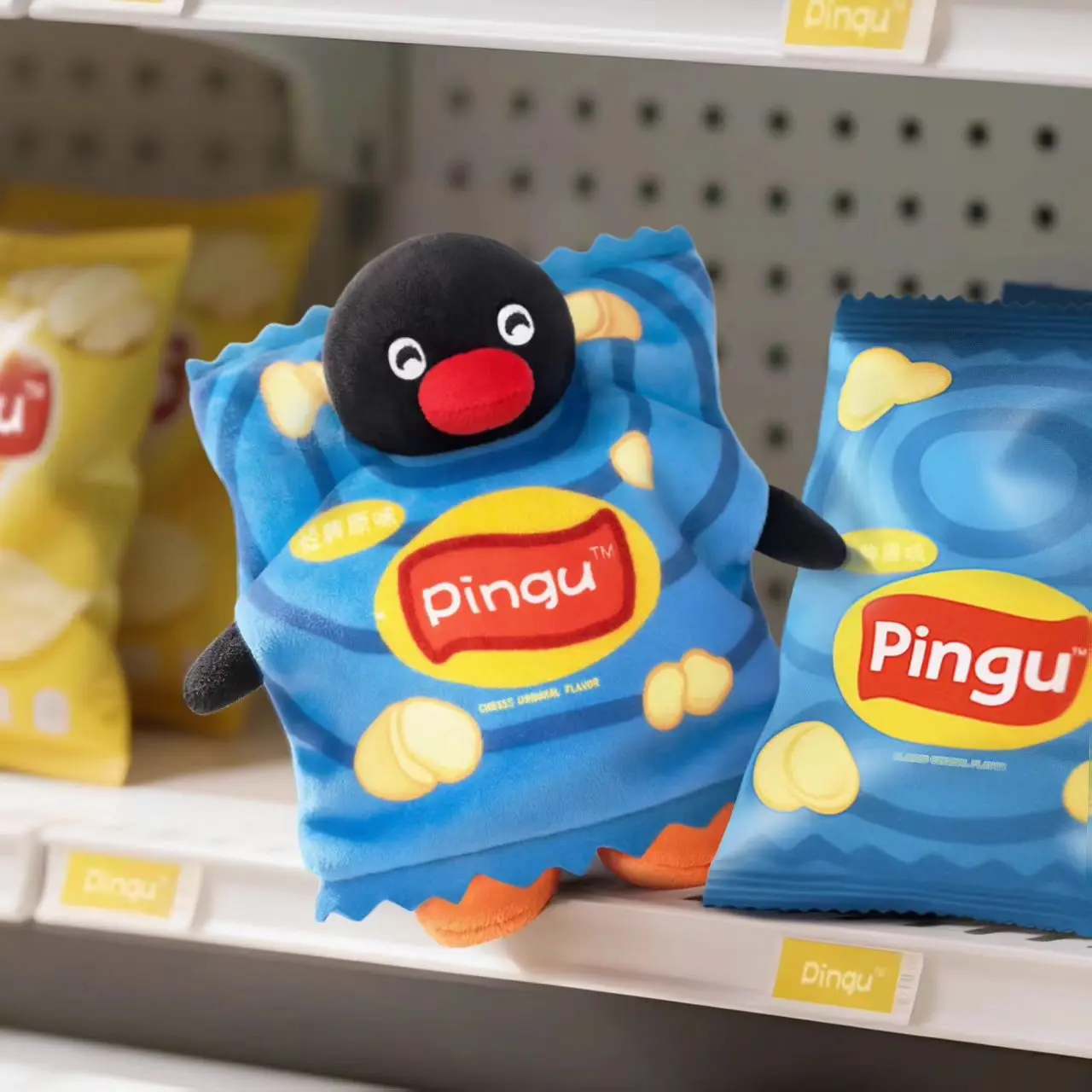 100% 本格6ピース/箱ピングーかくれんぼシリーズぬいぐるみ人形