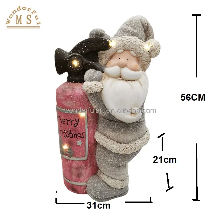 2023 Hot Sale New Concept  Christmas Snowman Navidad Garden Statue with Red Oil Fuel Charging for Warm Your Winter and Holiday