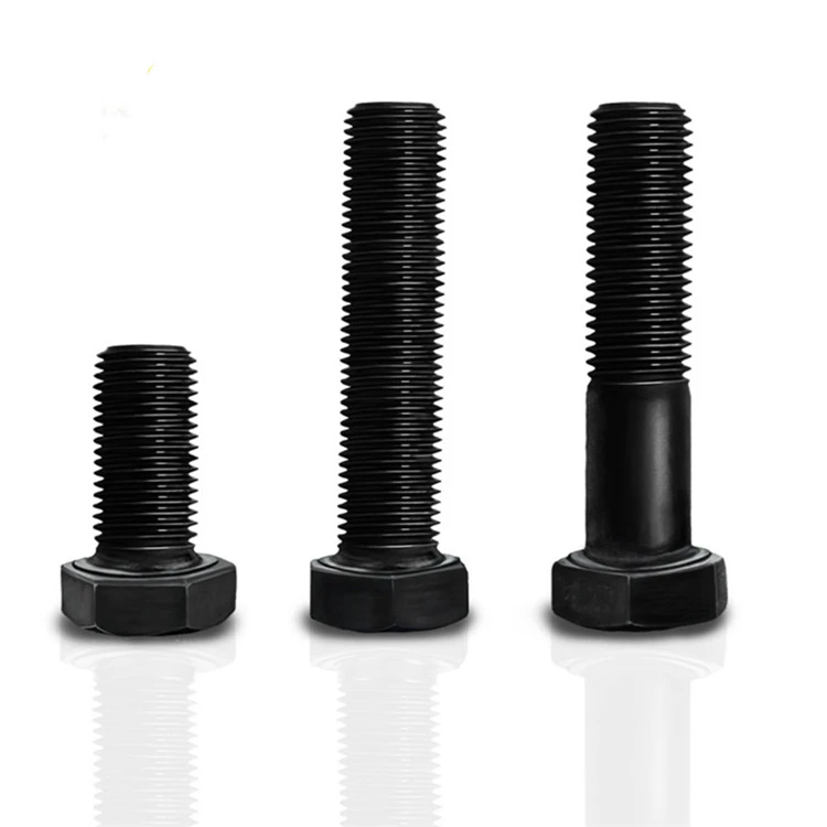 Din M M M M M M Grade High Tensile Black Oxide Full Thread Hex Head Bolts