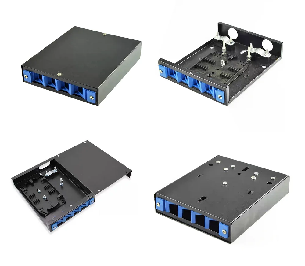 4/8 Core Wall Mount Indoor Mini Odf Terminal Box Fiber Optic Panel