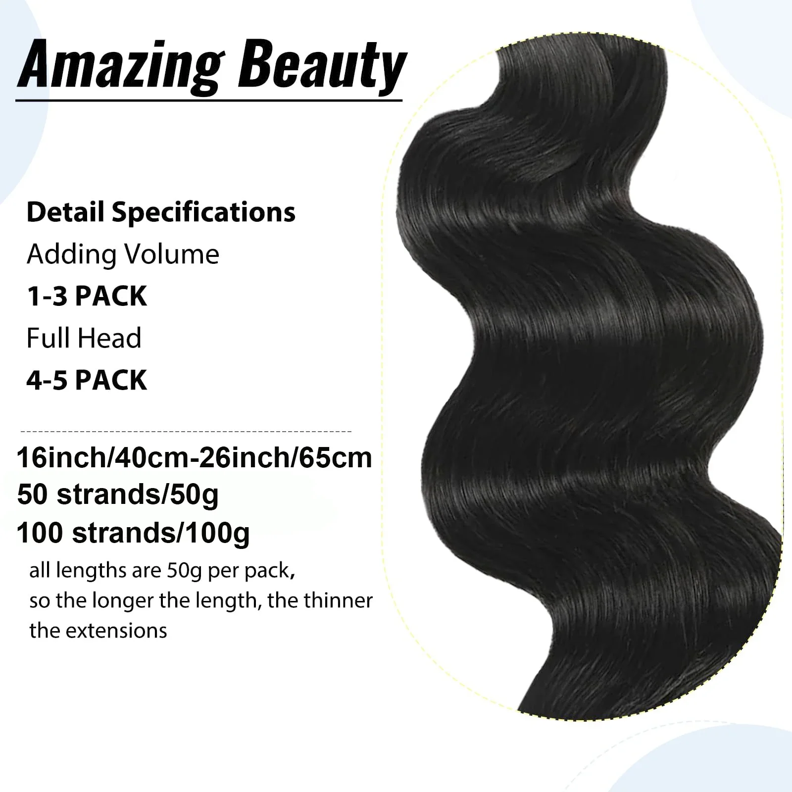 I Tip Body Wave Echthaar Extensions Brasilianisches Remy Haar_voghion.com