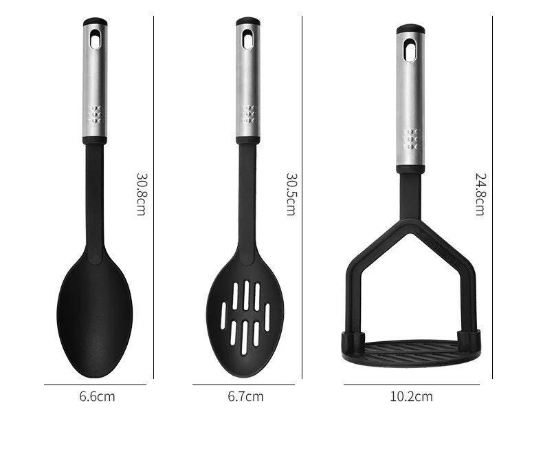 24 шт. набор кухонных принадлежностей из нержавеющей стали