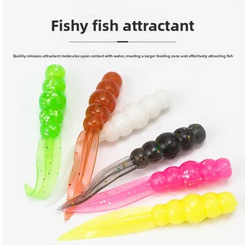 CHEERY Scented Soft Lures for Bottom-Fishing Leaf-Tail Floating Lures 20-Piece Pack Hooks Mandarin Fish Bass Soft Baits – Soft Lure – view 2