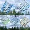 Personalización de llaveros con efecto de ondas de agua.