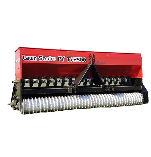 Tractor traction type seedless lawn seeding lawn seeder Turf growing equipment