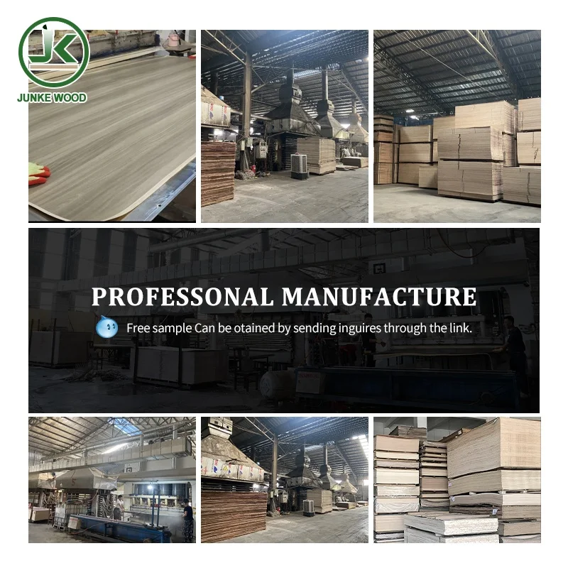 Direct Factory Sales 4x8 Feet 1220*2440mm PVC Film Coated Laminated Waterproof Marine Furniture Plywood 9mm 16mm 18mm 21mm